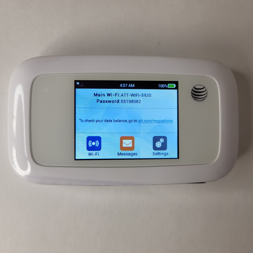 AT&T ZTE MF923 Velocity Hotspot Wifi White